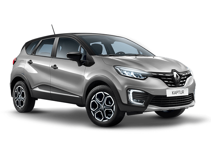 Renault Kaptur  Серебристый с черной крышей