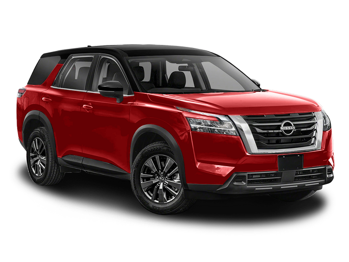 Nissan Pathfinder Красный металлик
